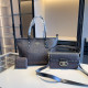 Brown Casual Letters Patchwork Metal Accessories Trim Contrast Bags