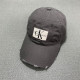 Brown Casual Street Letters Patchwork Patch Adjustable Hat