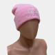 Pink Daily Letters Hat