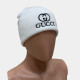 White Daily Letters Hat