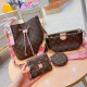 Pink Brown Casual Letters Draw String Patchwork Zipper Contrast Bags