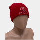 Red Daily Letters Hat