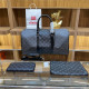 Black Gray Casual Letters Patchwork Zipper Contrast Bags