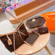 Apricot Brown Casual Daily Letters Patchwork Zipper Contrast Bags