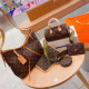 Orange Brown Casual Letters Patchwork Zipper Bags