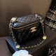 Black Casual Street Letters Patchwork Metal Accessories Trim Zipper Bags
