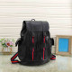 Black Red Daily Letters Patchwork Contrast Bags