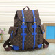 Blue Daily Letters Pocket Bags