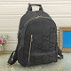 Black Daily Letters Zipper Bags