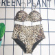 Leopard Print Sportswear Leopard Print Patchwork Swimwears