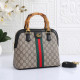 Black khaki Daily Letters Zipper Contrast Bags