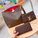 Brown Casual Street Letters Patchwork Chains Zipper Bags