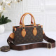 Yellow Brown Daily Letters Zipper Bags