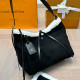 Black Daily Solid Color Patchwork Adjustable Gross Bags