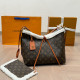Orange Casual Street Letters Patchwork Gross Bags