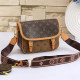 Yellow Brown Daily Letters Patchwork Bags