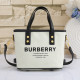 White Black Daily Letters Patchwork Bags