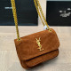 Orange Casual Street Letters Patchwork Metal Accessories Trim Chains Bags