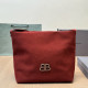 Red Casual Street Letters Patchwork Metal Accessories Trim Adjustable Bags
