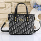 Black Daily Letters Zipper Bags
