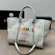Black Casual Street Letters Embroidered Patchwork Contrast Bags