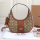 Brown Daily Letters Zipper Bags