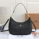 Black Gray Daily Letters Zipper Bags