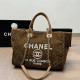 Yellow Brown Casual Street Letters Weave Contrast Bags