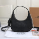 Black Daily Letters Zipper Bags
