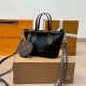 Black Brown Casual Street Letters Patchwork Chains Zipper Contrast Bags