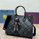 Blue Casual Letters Patchwork Contrast Adjustable Bags(Send pendant)