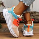 Grey Casual Sportswear Patchwork Belted Round Comfortable Out Door Sport Shoes