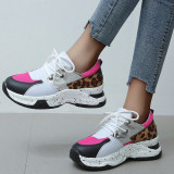 Black Casual Sportswear Patchwork Belted Contrast Round Comfortable Out Door Shoes