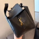 Black Casual Daily Letters Patchwork Metal Accessories Trim Adjustable Bags