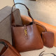 Brown Casual Daily Letters Patchwork Metal Accessories Trim Adjustable Bags