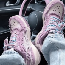 Purple Casual Sportswear Patchwork Contrast Round Comfortable Out Door Shoes