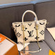 White Black Casual Street Letters Patchwork Chains Contrast Bags