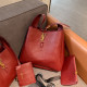Red Casual Daily Letters Patchwork Metal Accessories Trim Adjustable Bags