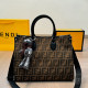 Black Brown Casual Daily Letters Patchwork Contrast Bags(Send pendant)