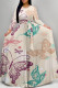 Apricot Casual Street Floral Print Butterfly Lace Up O Neck Printed Dresses