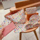 Multi-color Casual Letter Print Gradient Patchwork Zipper Contrast Bags