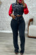 Black Casual Pocket Buckle Patchwork Contrast Turndown Collar Long Sleeve Two Pieces