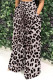 Multicolor Casual Print Pocket Patchwork Loose High Waist Wide Leg Full Print Bottoms