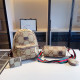 Khaki Casual Street Letters Patchwork Zipper Adjustable Bags