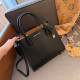 Black Daily Celebrities Solid Color Patchwork Metal Accessories Trim Zipper Bags