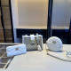 White Casual Street Letters Patchwork Metal Accessories Trim Contrast Bags