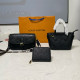 Black Casual Daily Letters Patchwork Embossed Bags