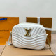 White Casual Daily Letters Patchwork Zipper Texture Bags