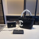 Black Casual Street Letters Patchwork Texture Contrast Bags