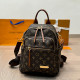 Orange Brown Casual Street Letters Patchwork Zipper Contrast Bags